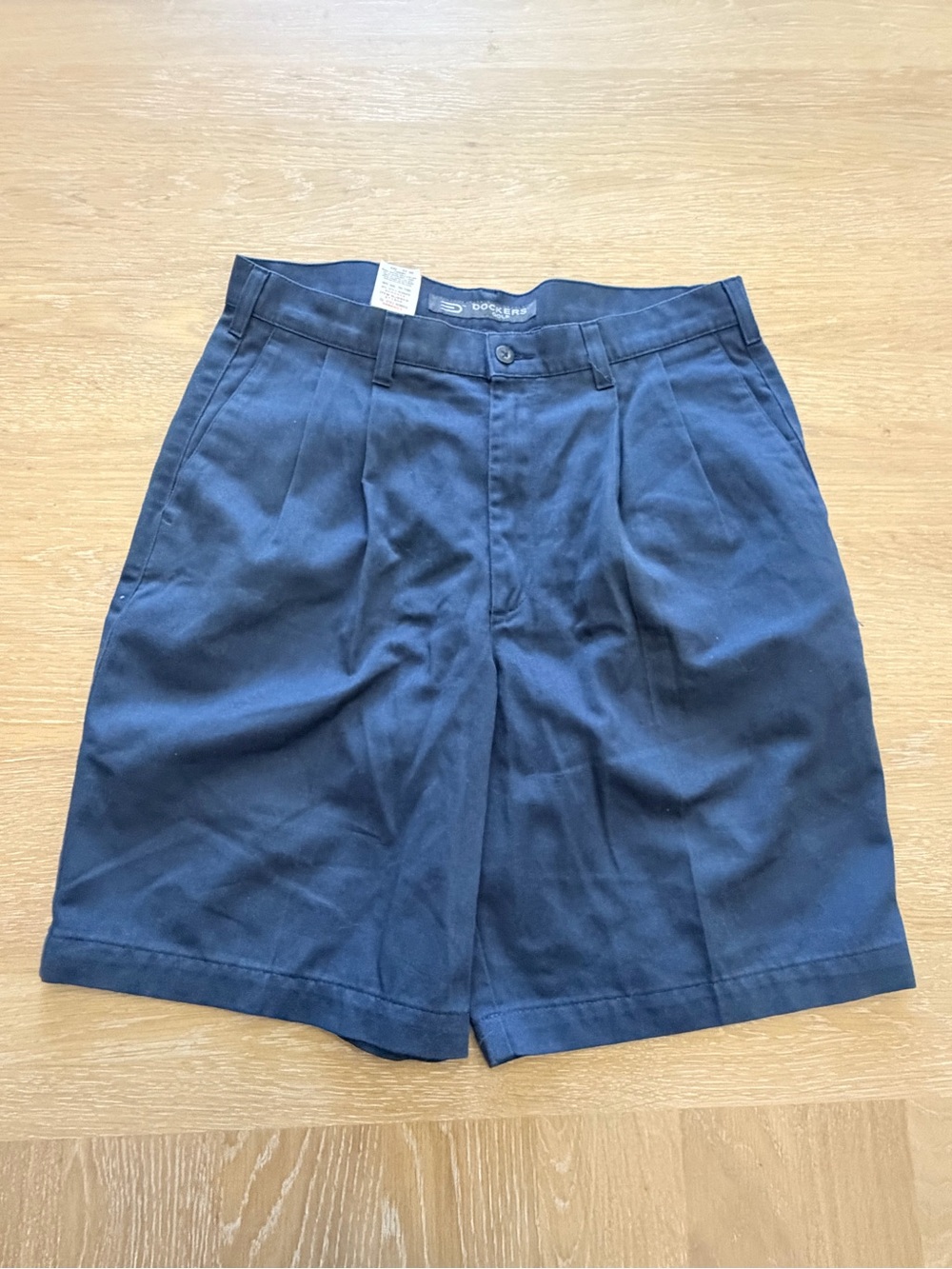 Dockers Navy Flat-Front Men's Shorts